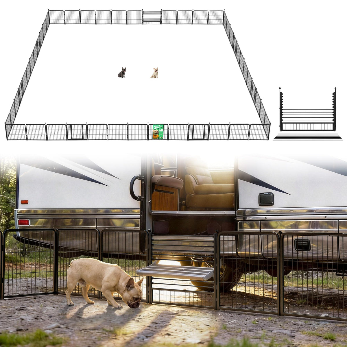 FXW Instant Dog Playpen, RV Camping, Outdoor & Yard