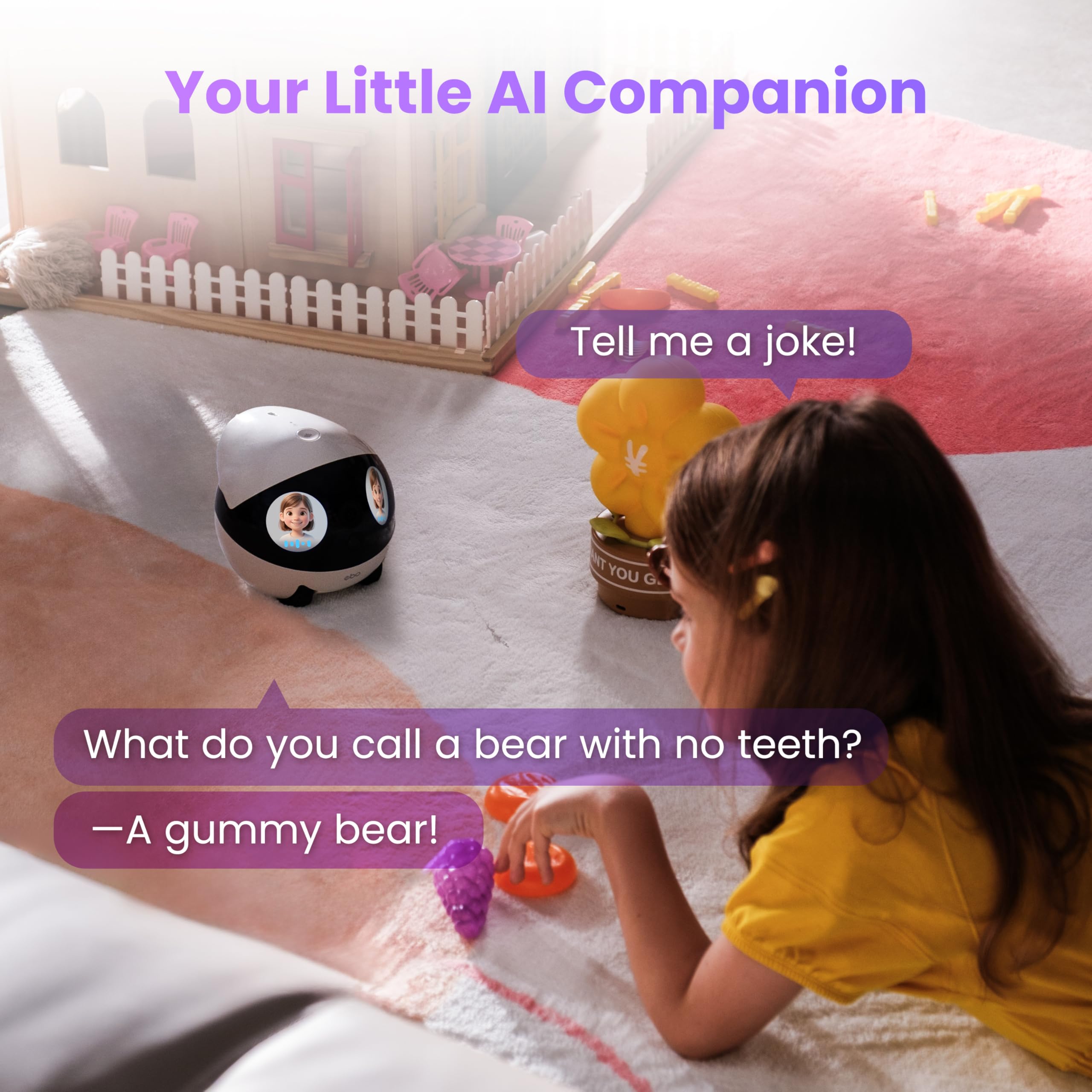 3K Smart Pet Robot Camera for Indoor Monitoring