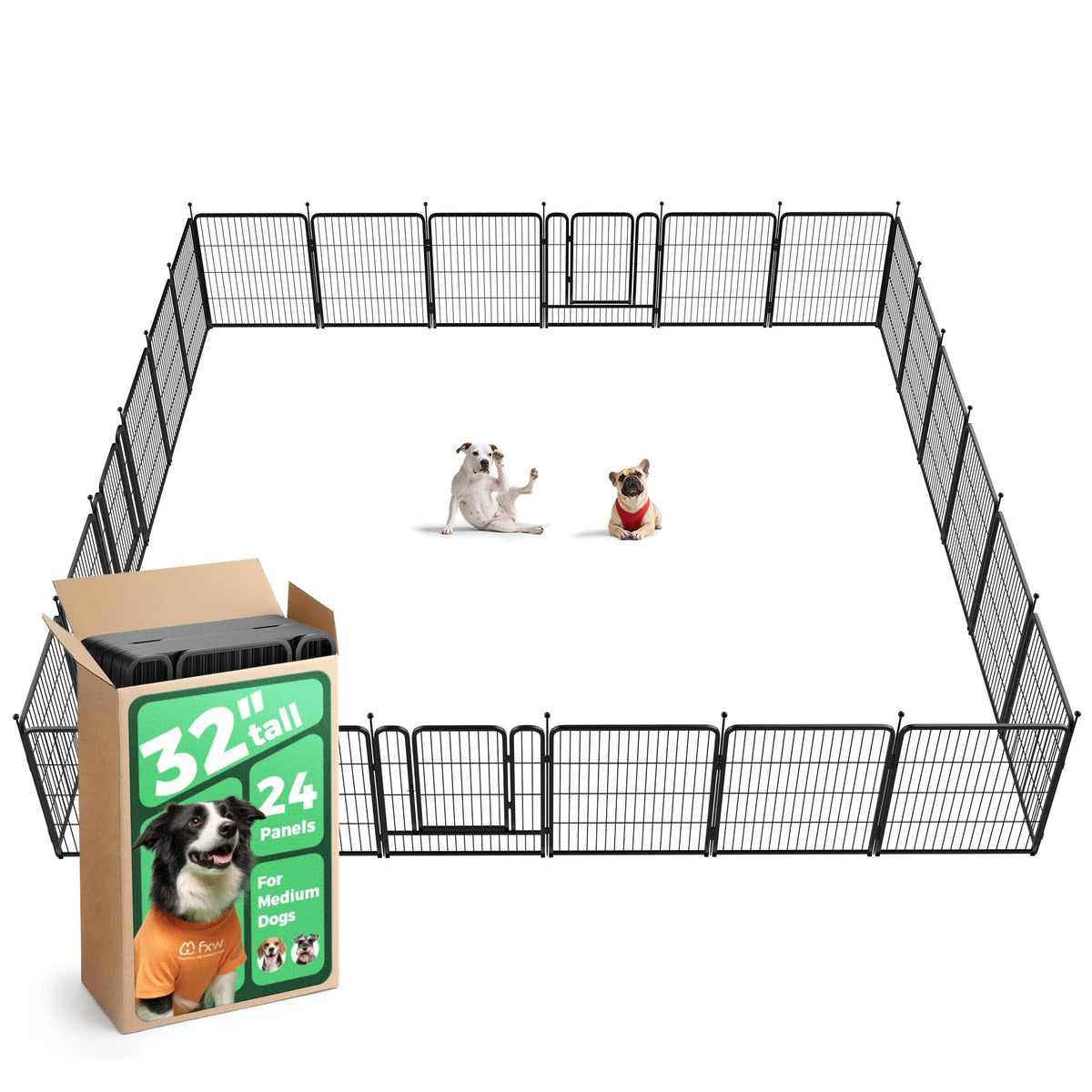 FXW Rollick Dog Playpen, Indoor, Yard & RV Camping