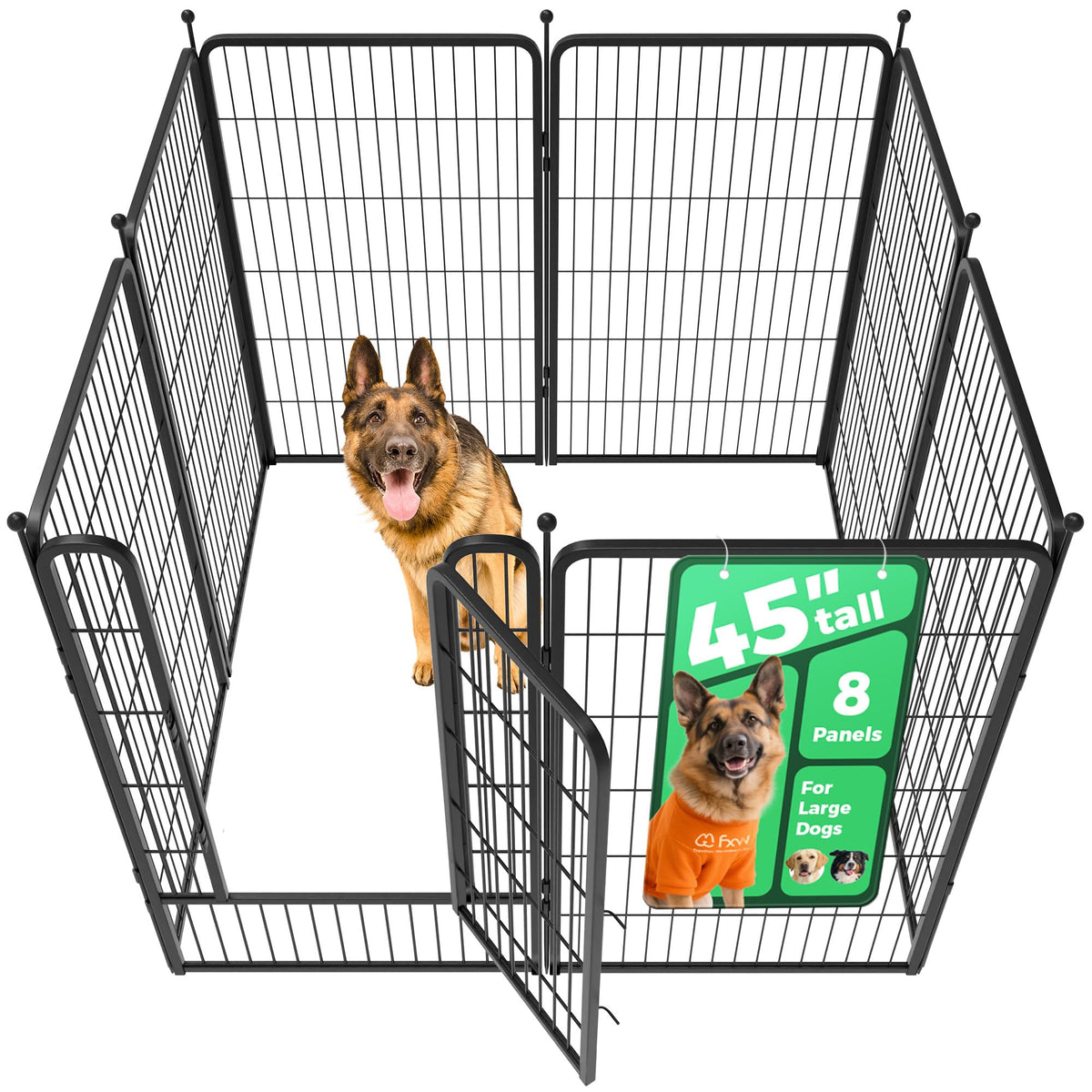 FXW Rollick Dog Playpen, Indoor, Yard & RV Camping