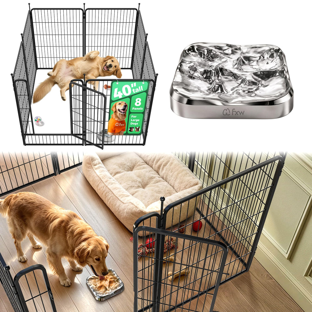FXW Rollick Dog Playpen, Indoor, Yard & RV Camping