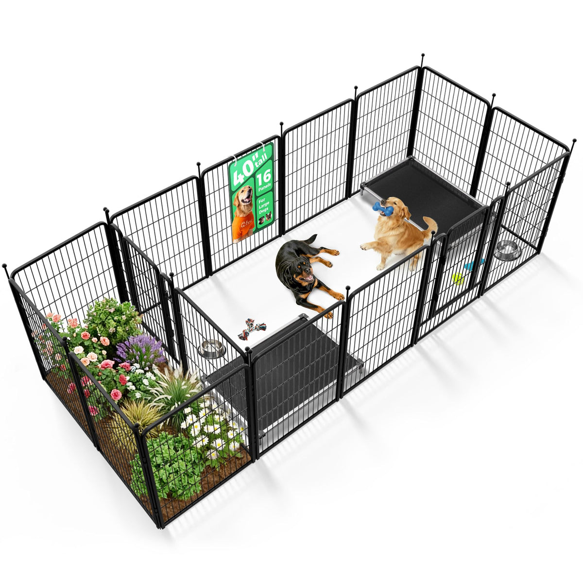 FXW Rollick Dog Playpen, Indoor, Yard & RV Camping