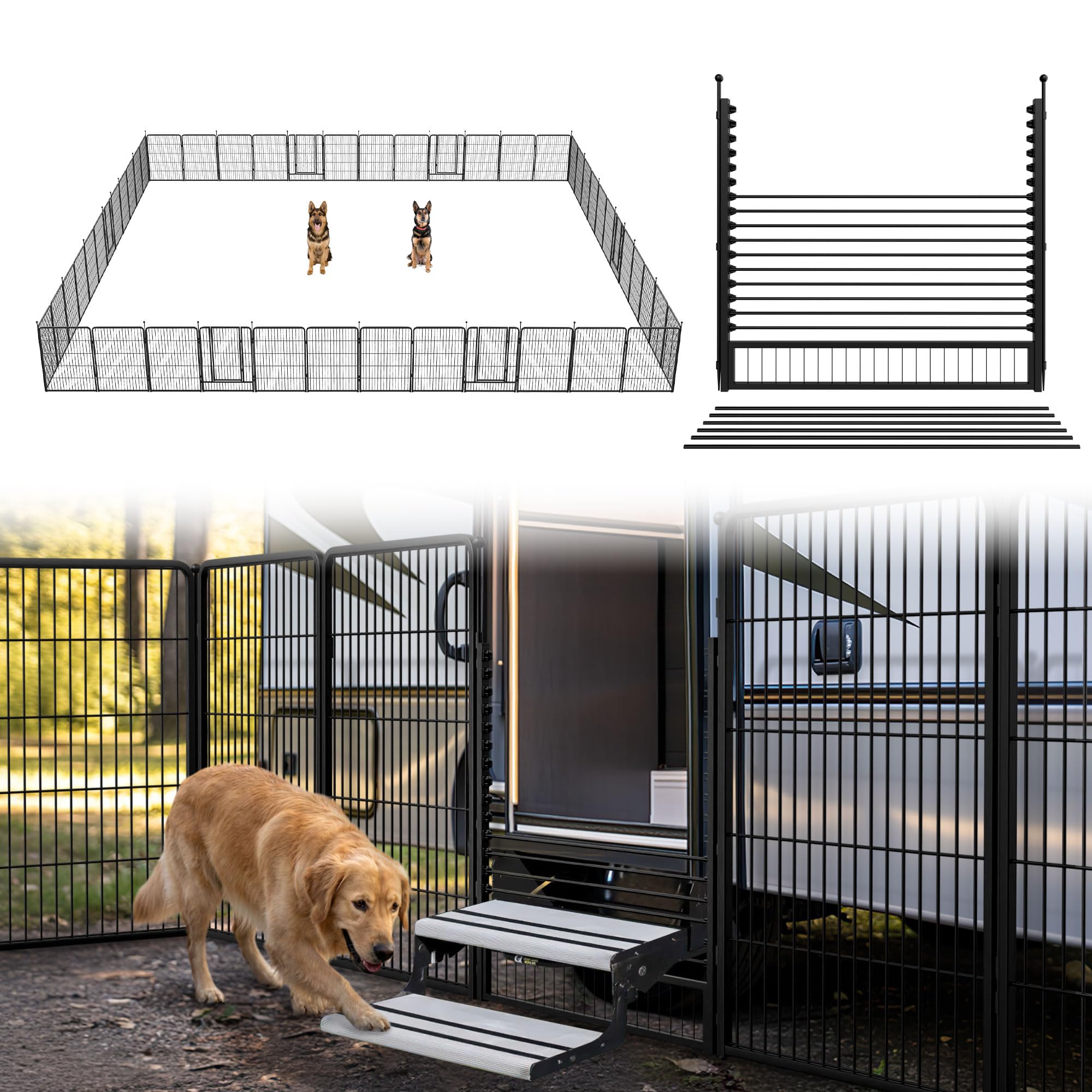 FXW Instant Dog Playpen, RV Camping, Outdoor & Yard