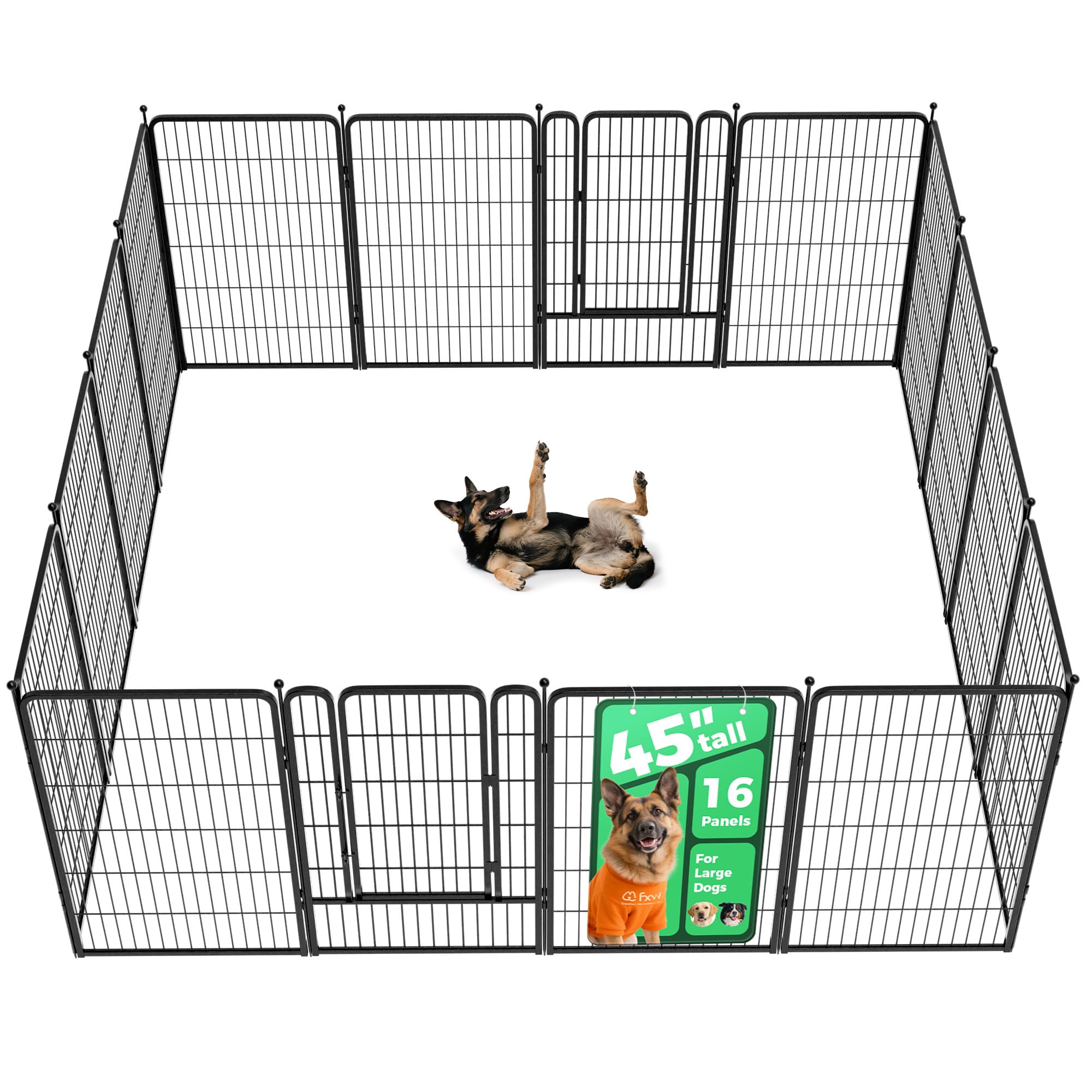 FXW Rollick Dog Playpen, Indoor, Yard & RV Camping