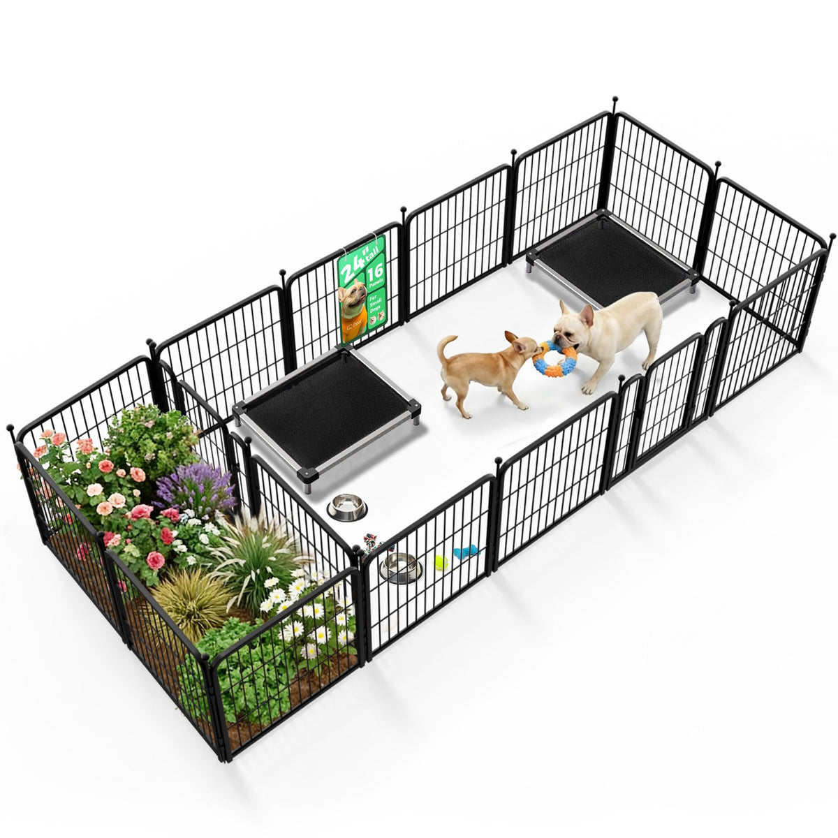 FXW Rollick Dog Playpen, Indoor, Yard & RV Camping