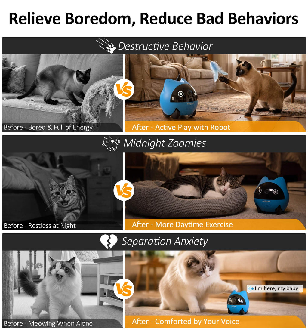 AI Pet Camera Robot with App Control