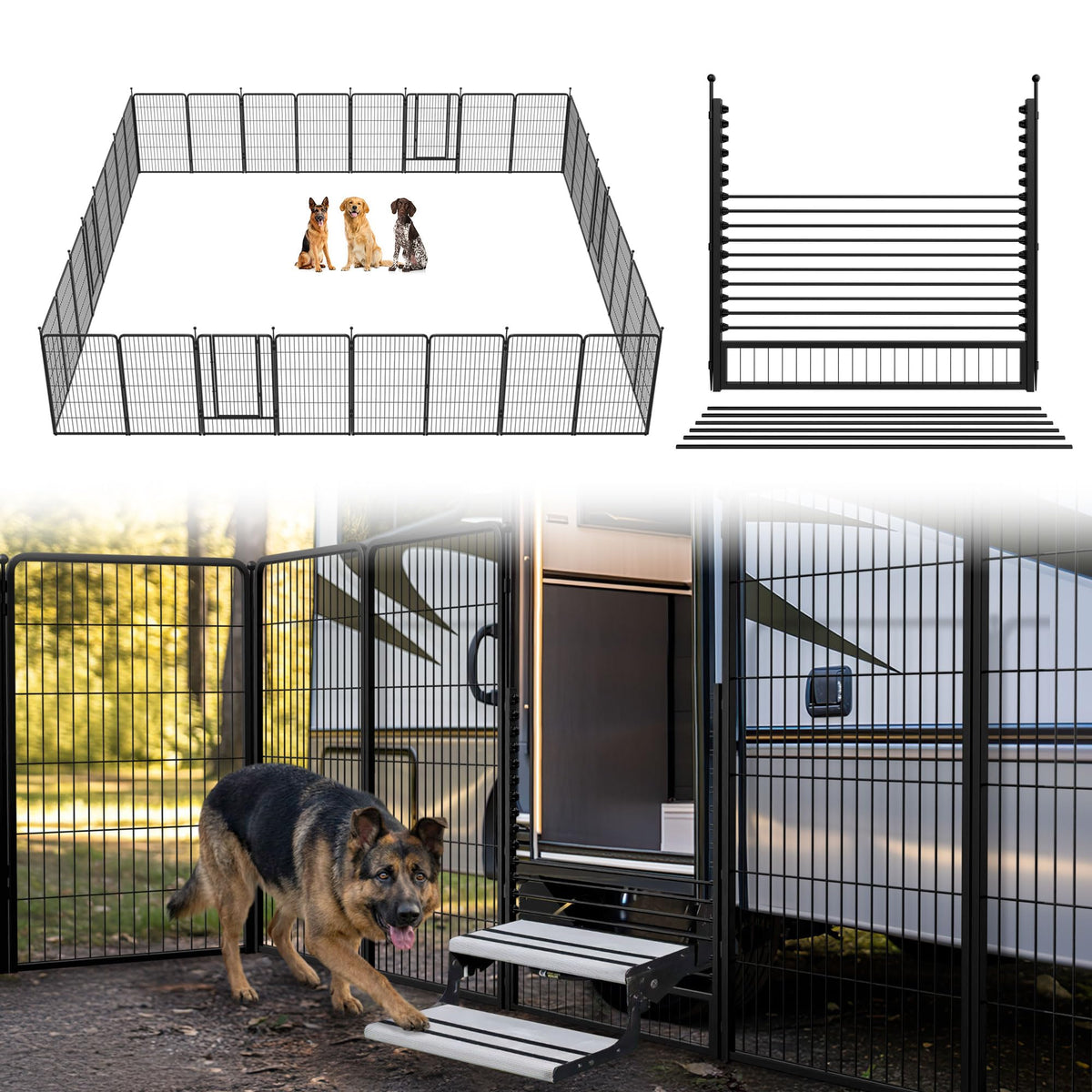 FXW Instant Dog Playpen, RV Camping, Outdoor & Yard