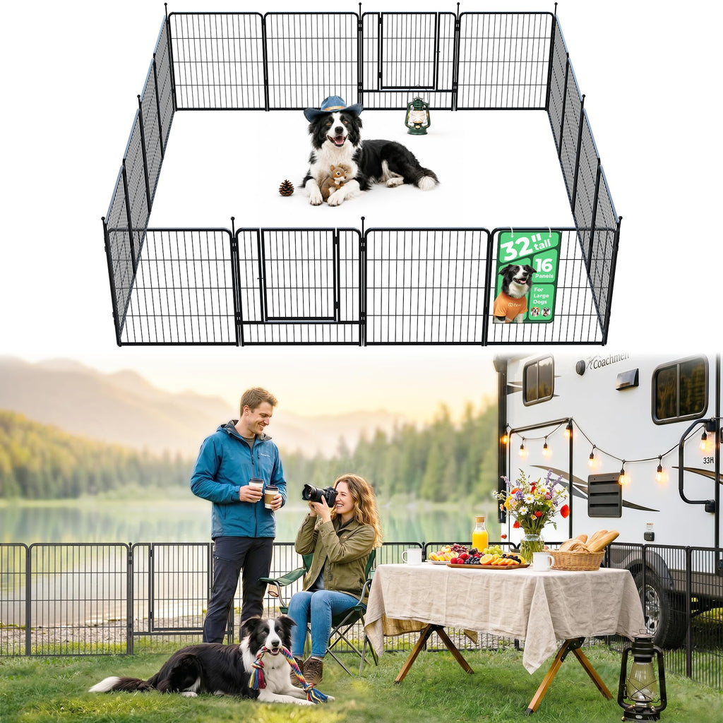 FXW Instant Dog Playpen, RV Camping, Outdoor & Yard