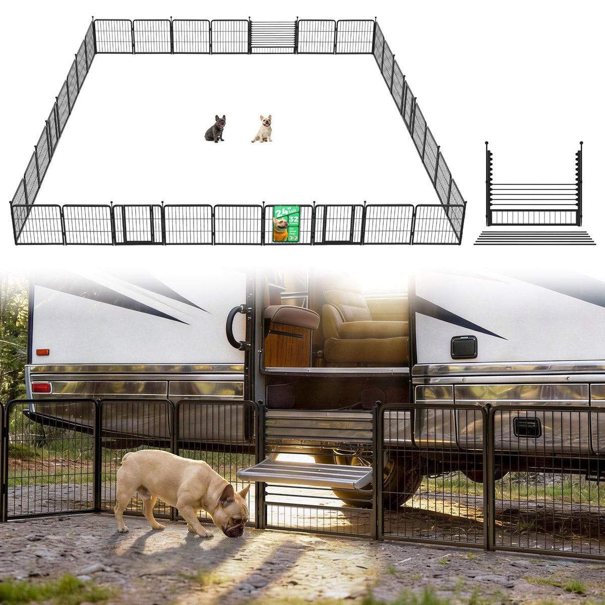 FXW Instant Dog Playpen, RV Camping, Outdoor & Yard