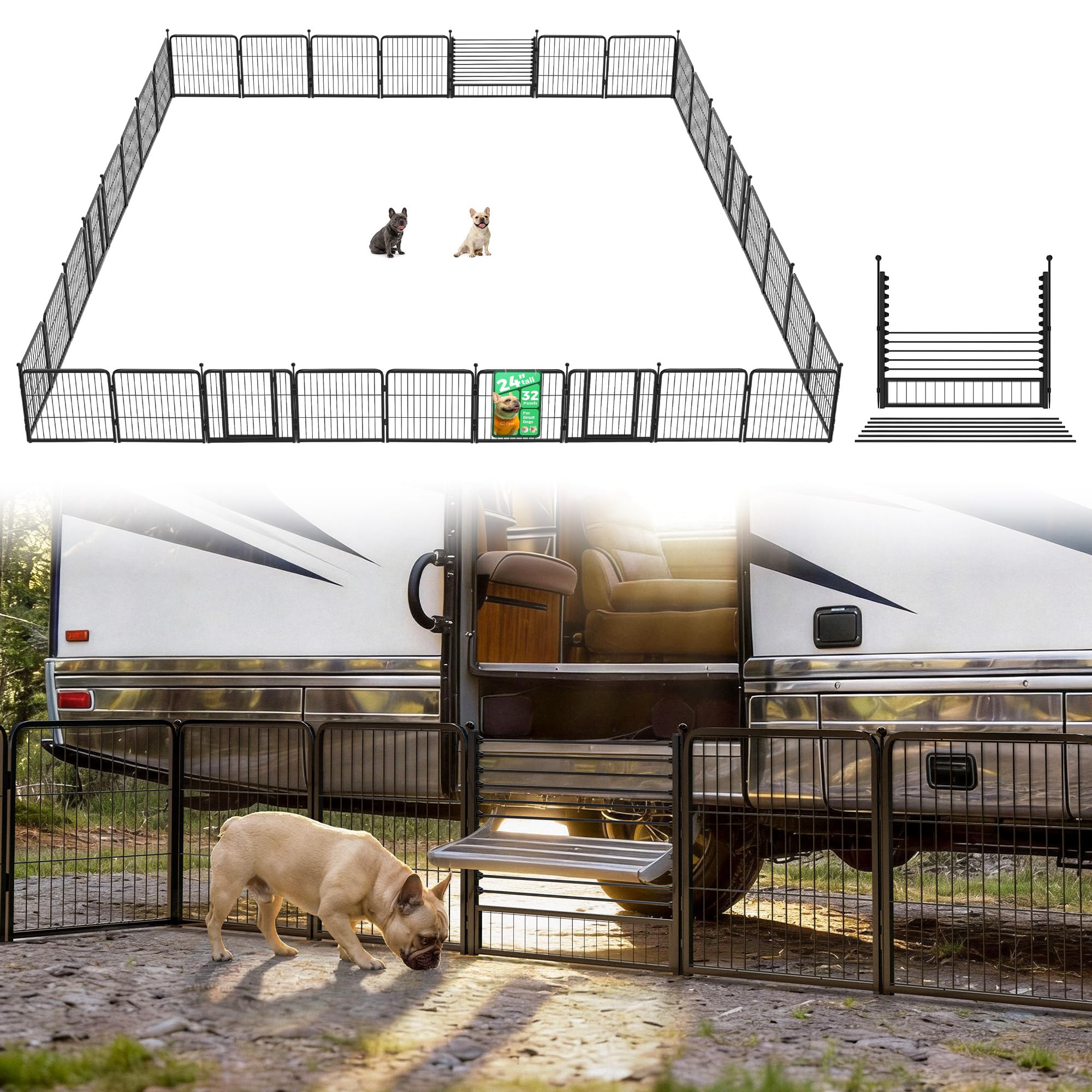 FXW Instant Dog Playpen, RV Camping, Outdoor & Yard