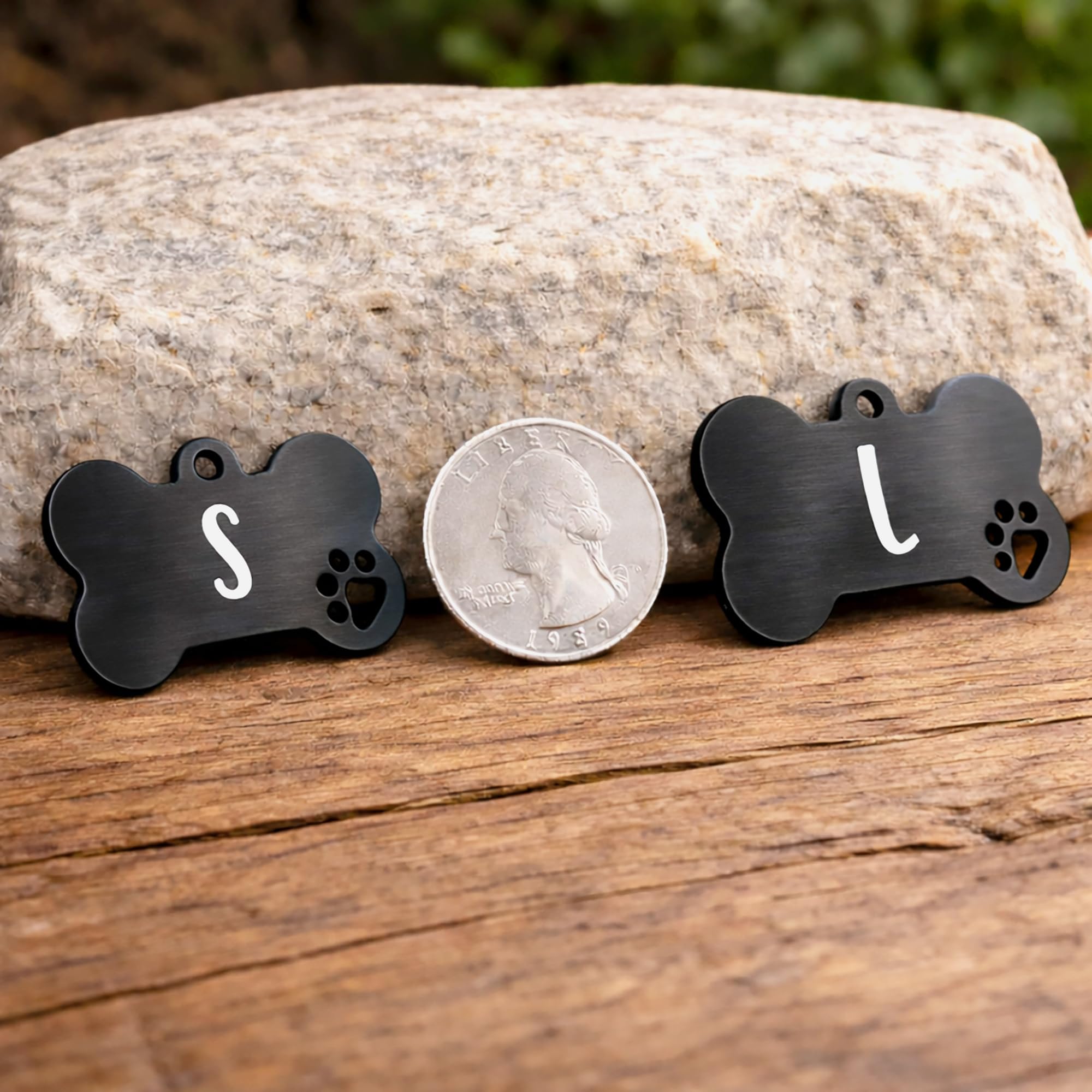 Ultra Joys Custom Personalized Bone Dog ID Tag for Pets