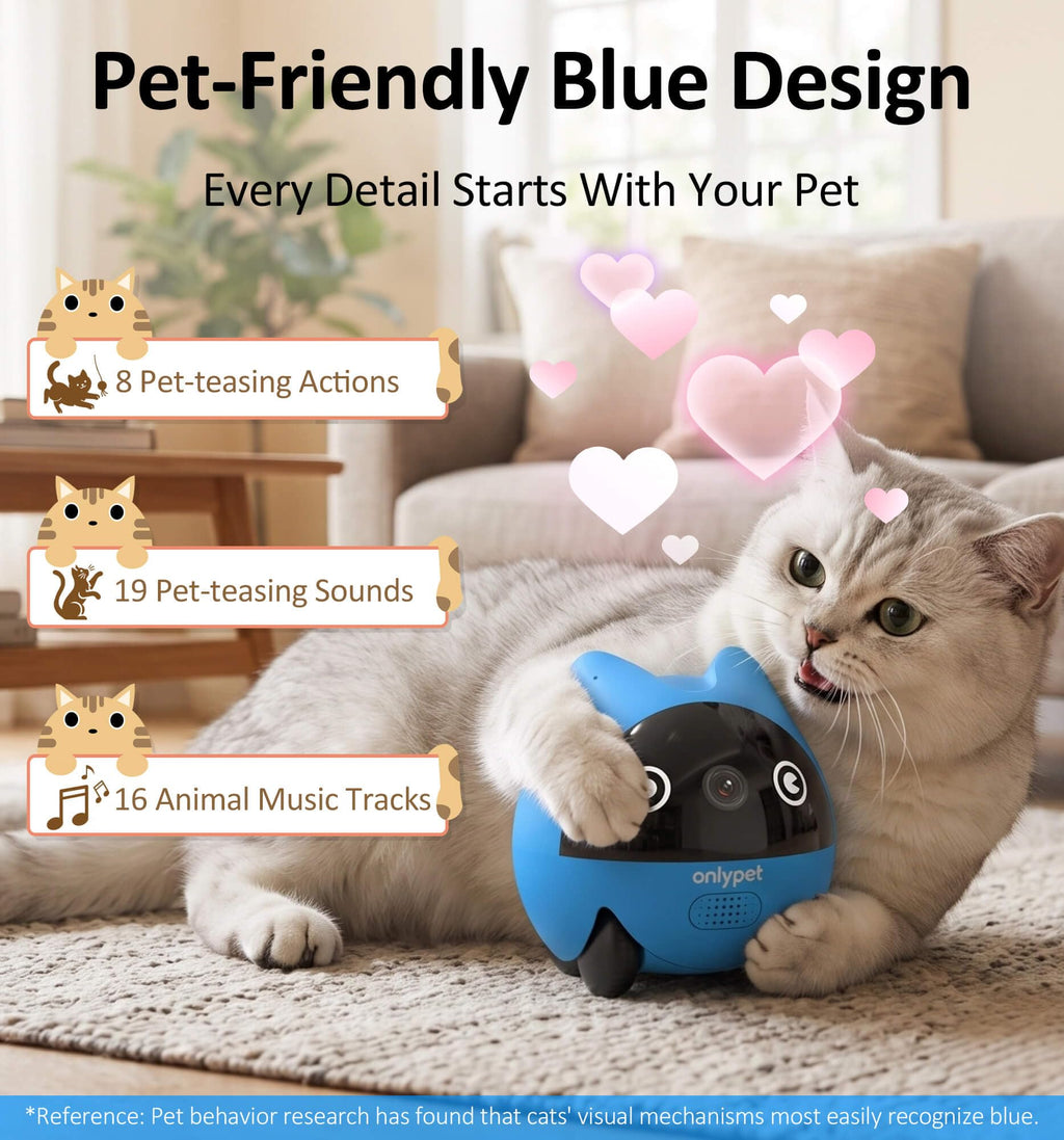 AI Pet Camera Robot with App Control