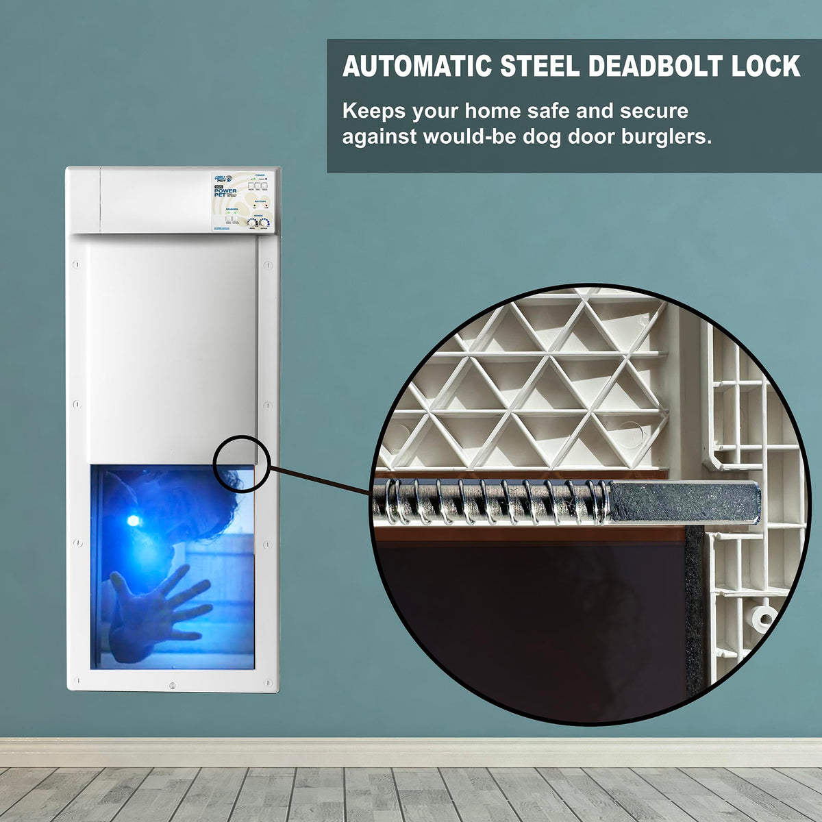 WiFi Automatic Electronic Pet Door with App Control