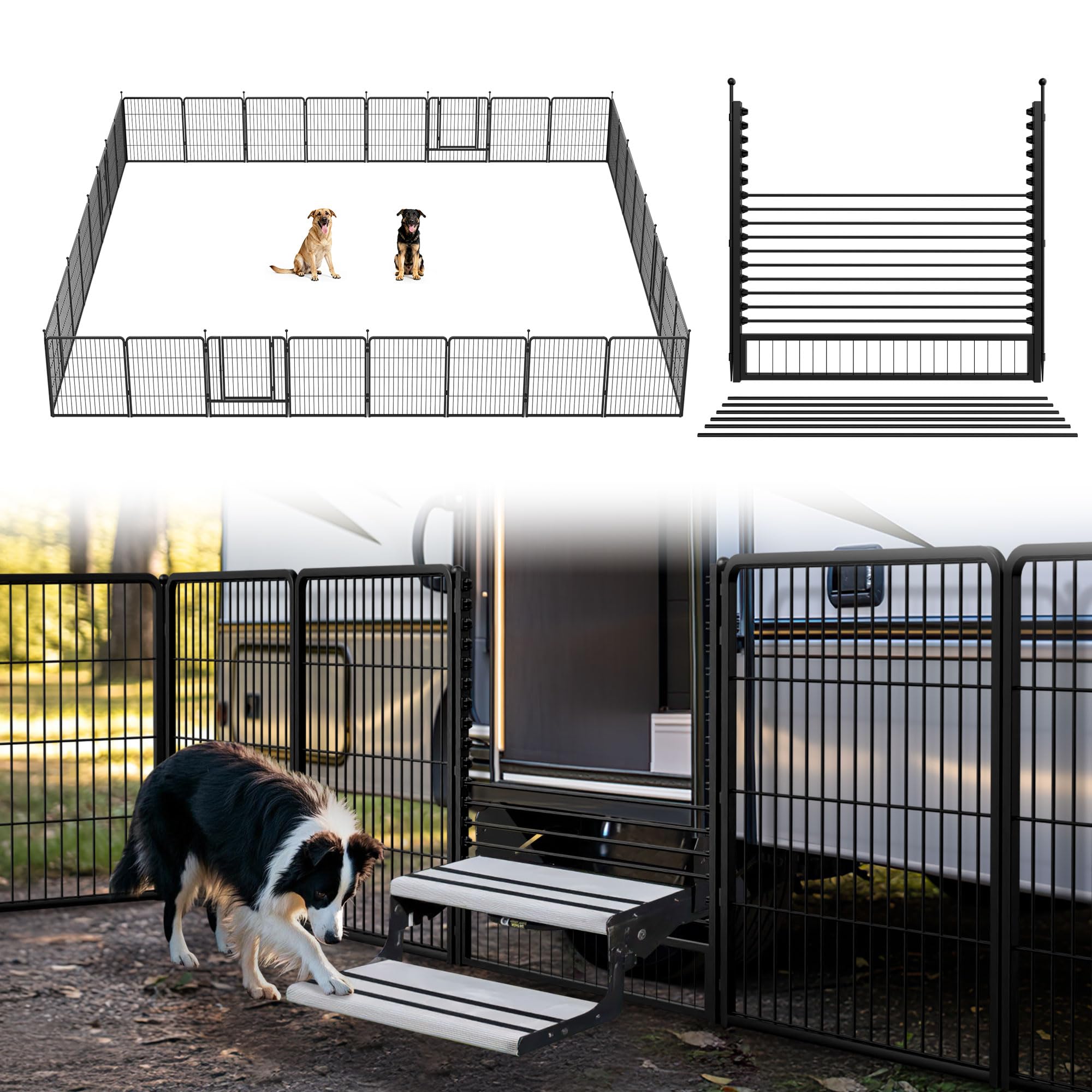 FXW Instant Dog Playpen, RV Camping, Outdoor & Yard