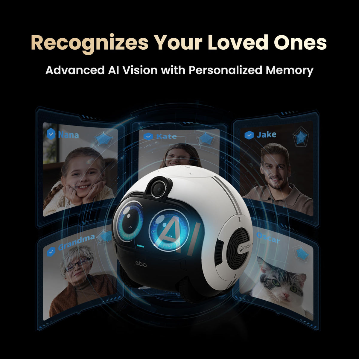 AI Robot Camera & Family Companion