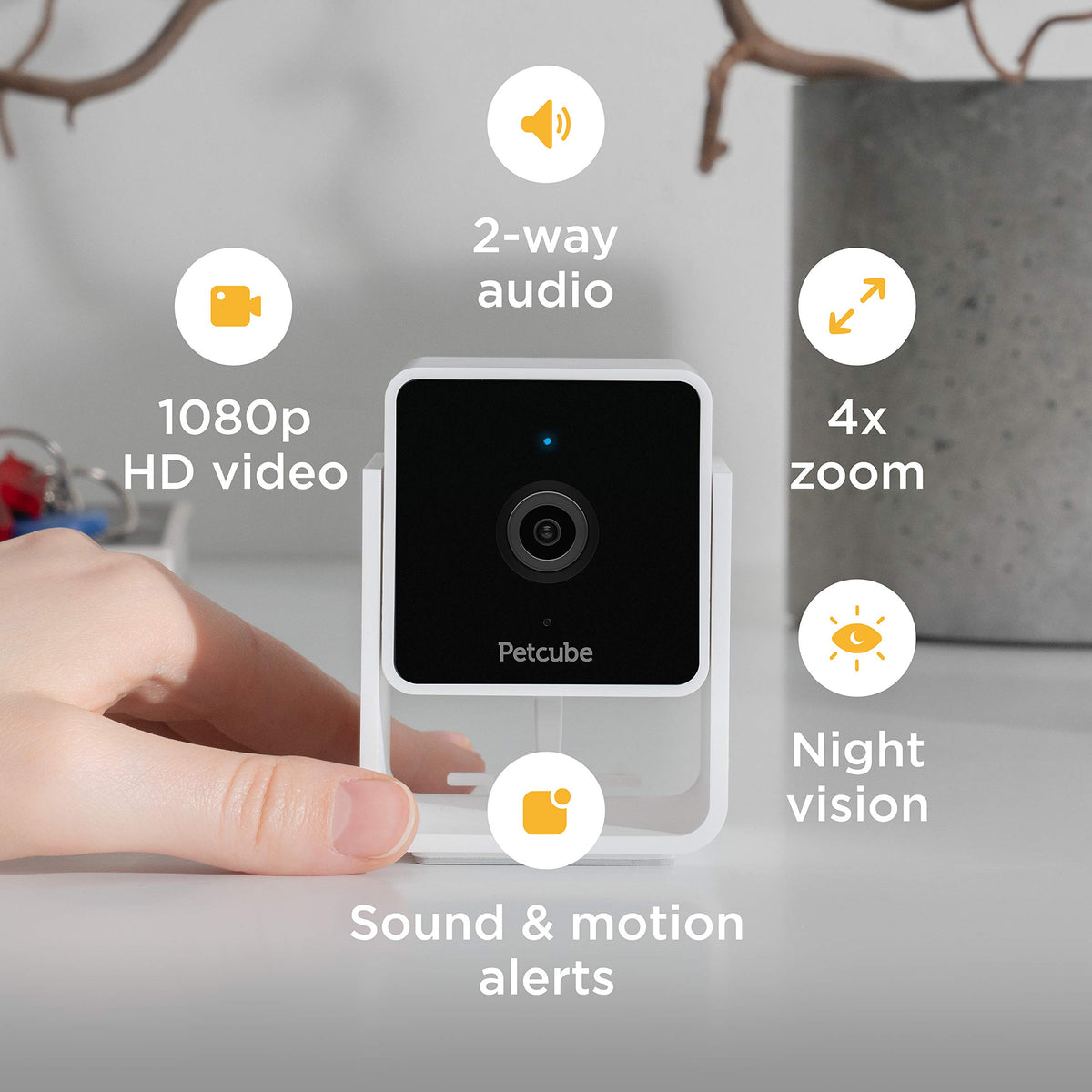 Smart Pet Camera with Treat Dispenser & Two-Way Audio