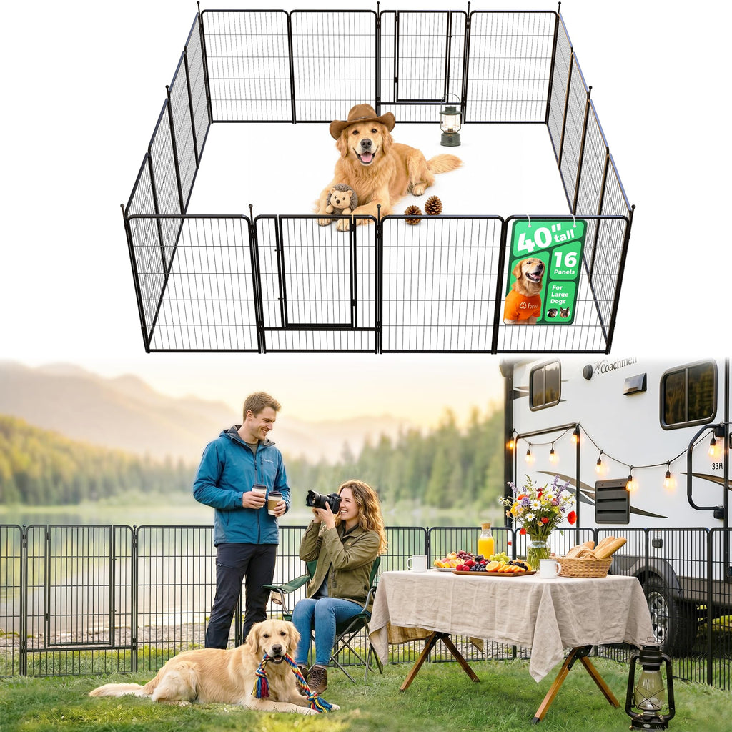 FXW Instant Dog Playpen, RV Camping, Outdoor & Yard