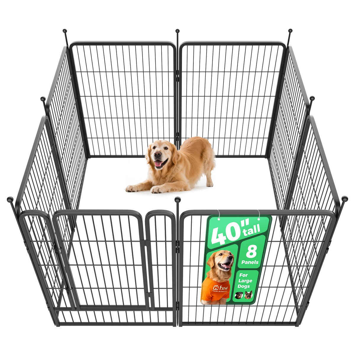 FXW Rollick Dog Playpen, Indoor, Yard & RV Camping
