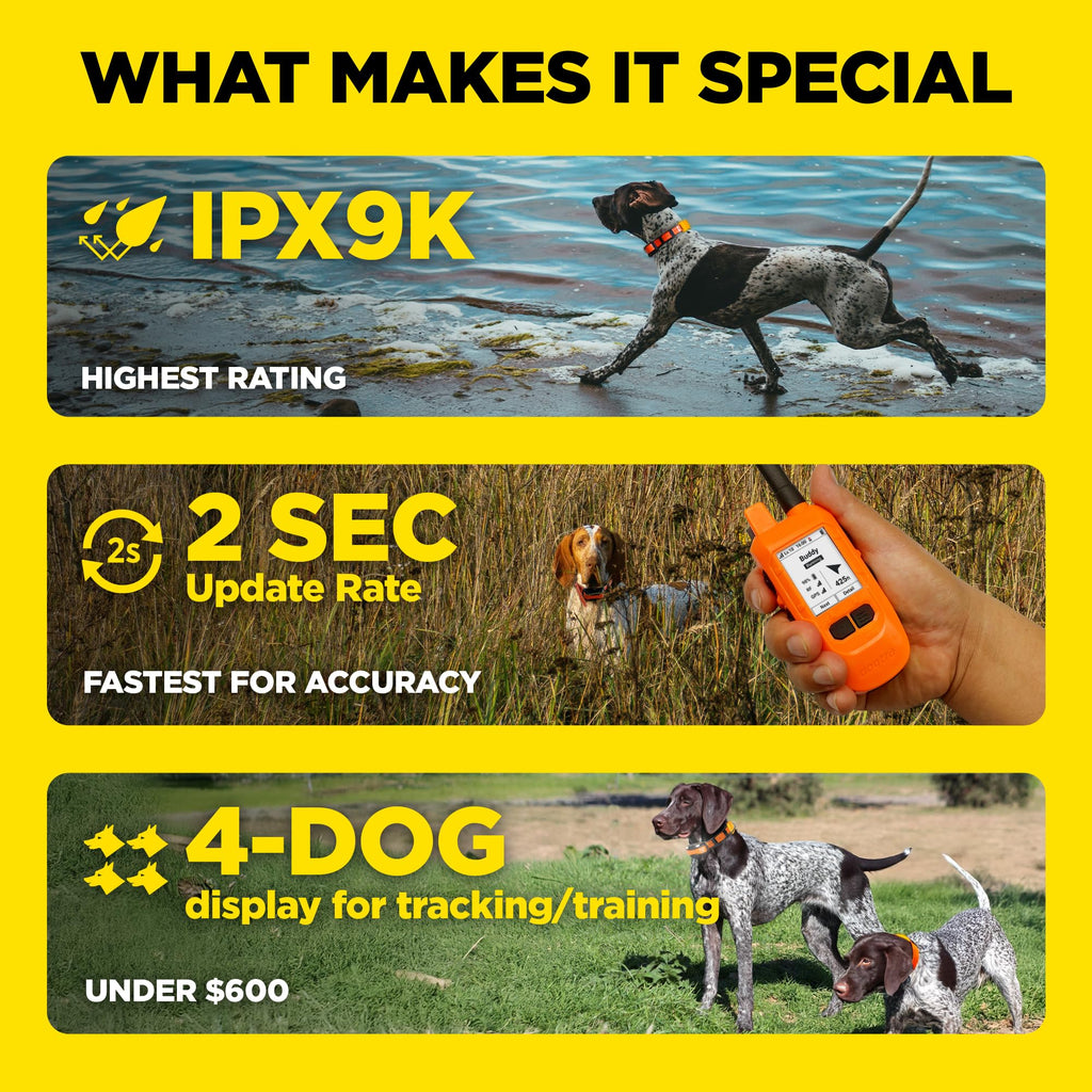 GPS Dog Tracker & Training Collar System