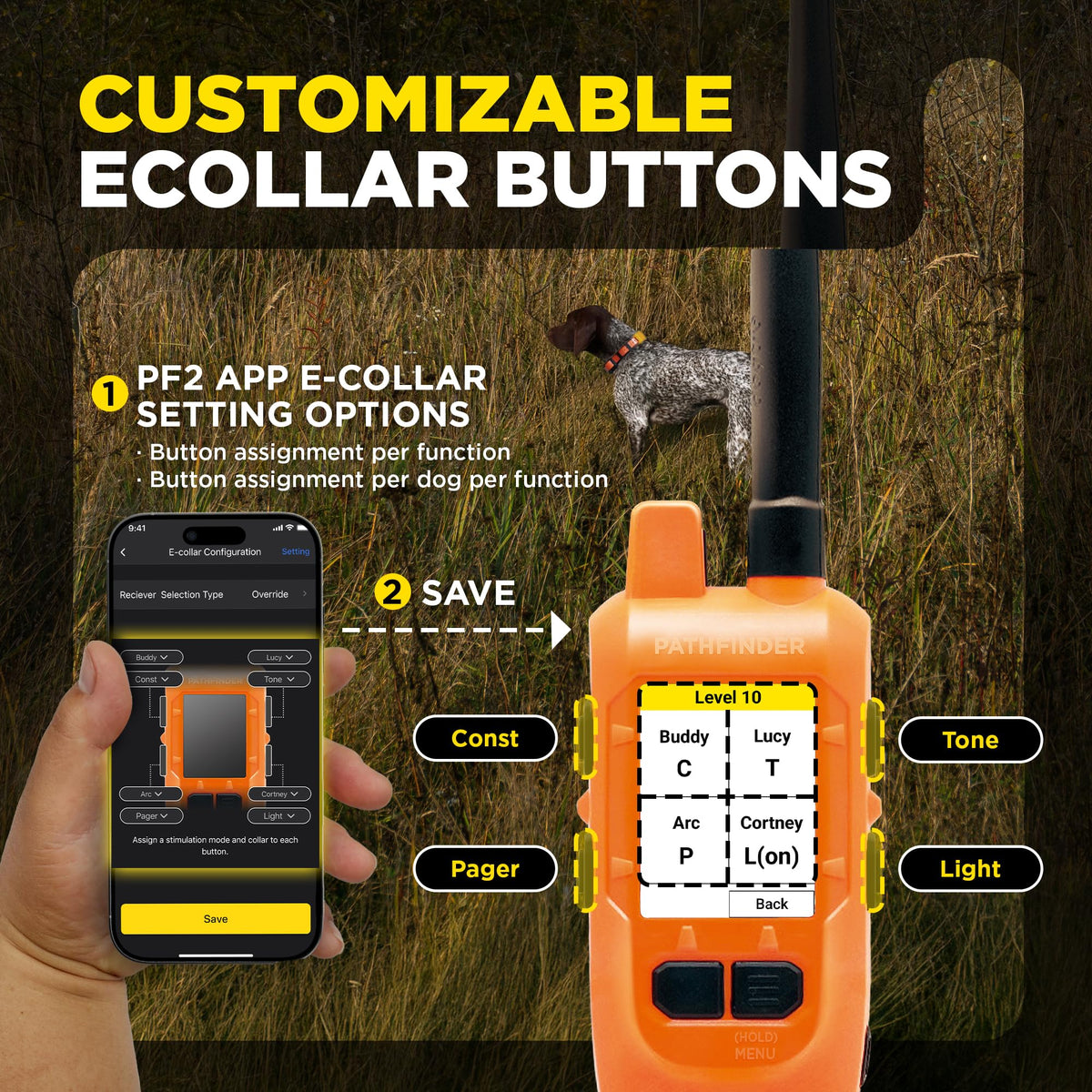 GPS Dog Tracker & Training Collar System
