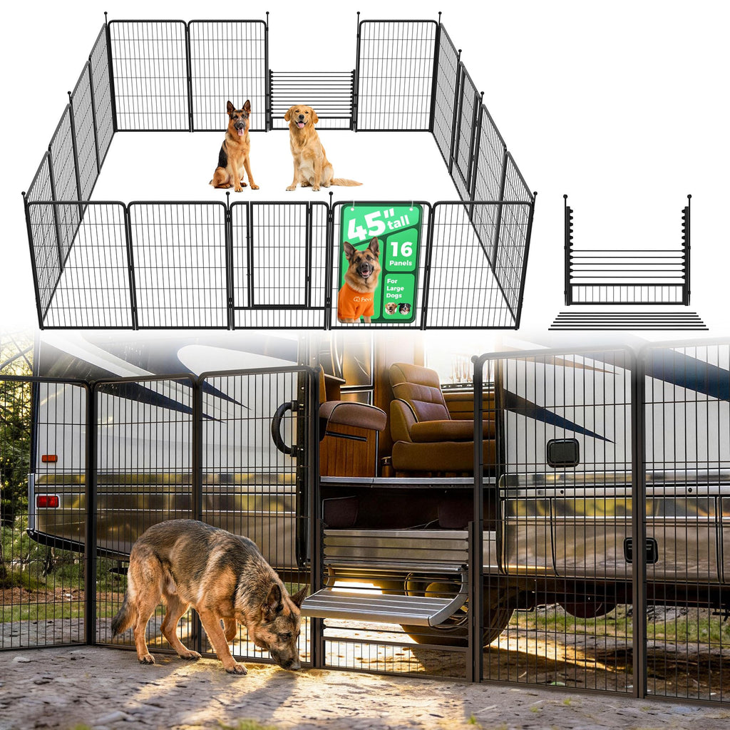 FXW Instant Dog Playpen, RV Camping, Outdoor & Yard