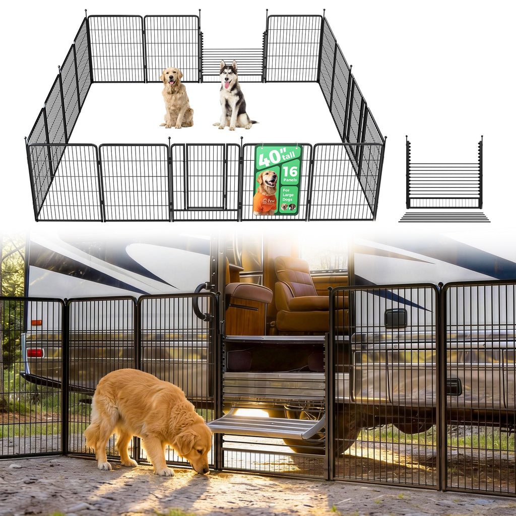 FXW Instant Dog Playpen, RV Camping, Outdoor & Yard
