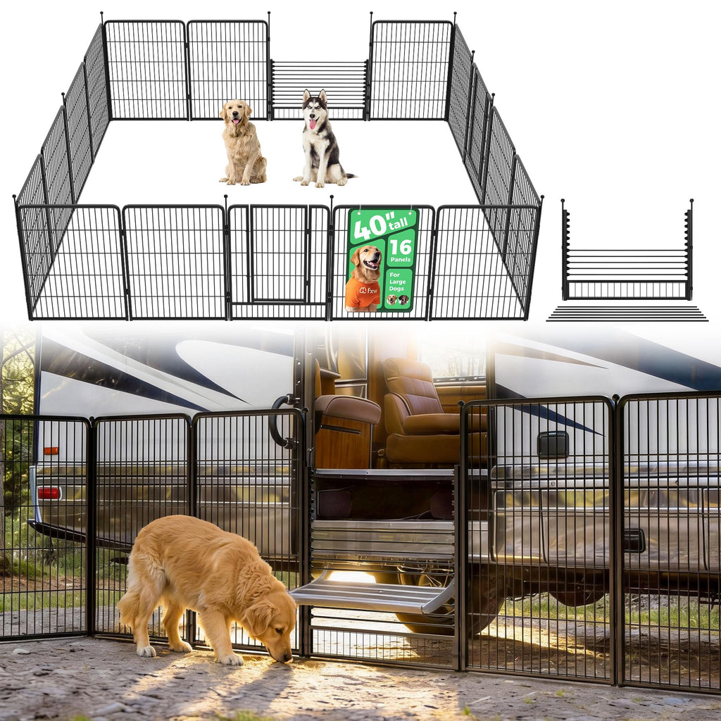 FXW Instant Dog Playpen, RV Camping, Outdoor & Yard