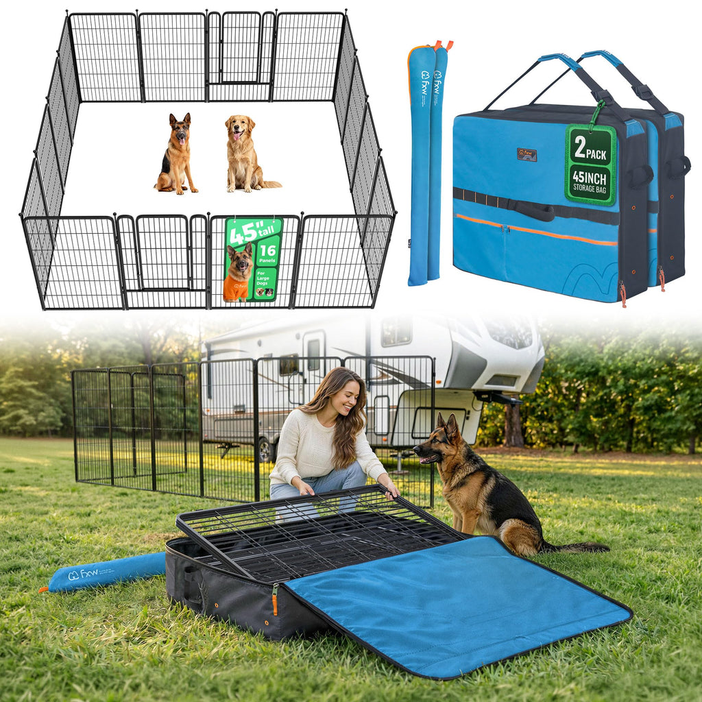 FXW Rollick Dog Playpen, Indoor, Yard & RV Camping