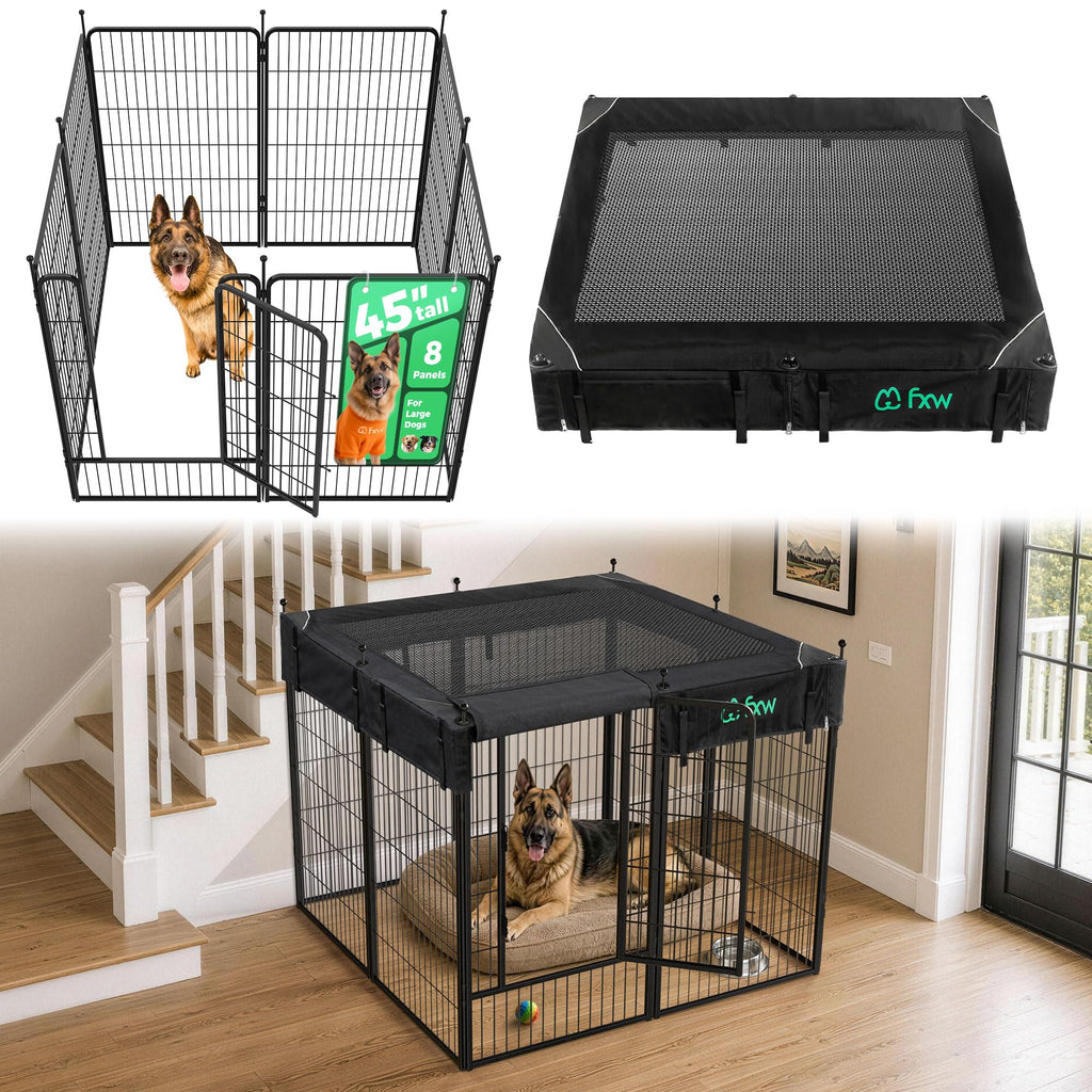 FXW Rollick Dog Playpen, Indoor, Yard & RV Camping