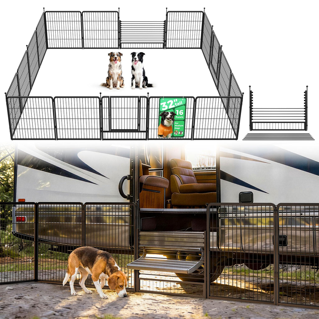 FXW Instant Dog Playpen, RV Camping, Outdoor & Yard