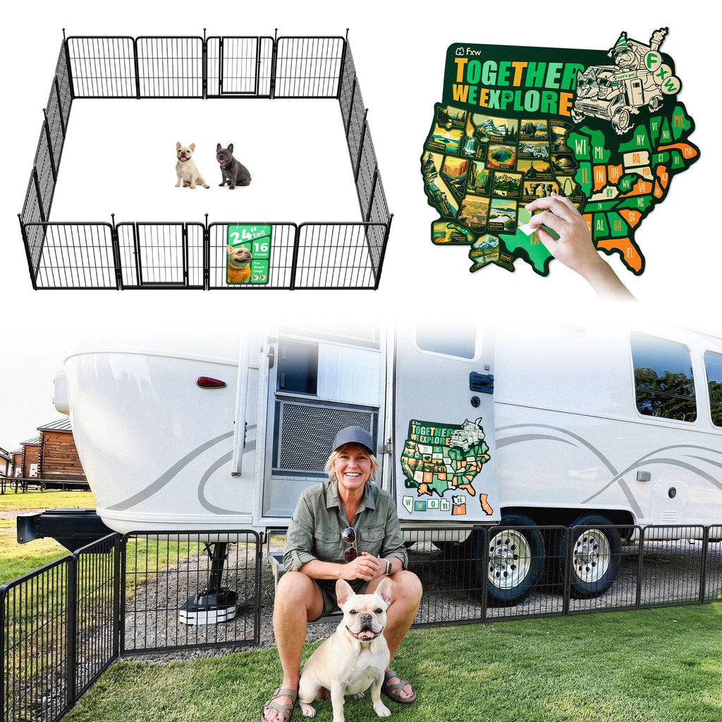 FXW Instant Dog Playpen, RV Camping, Outdoor & Yard