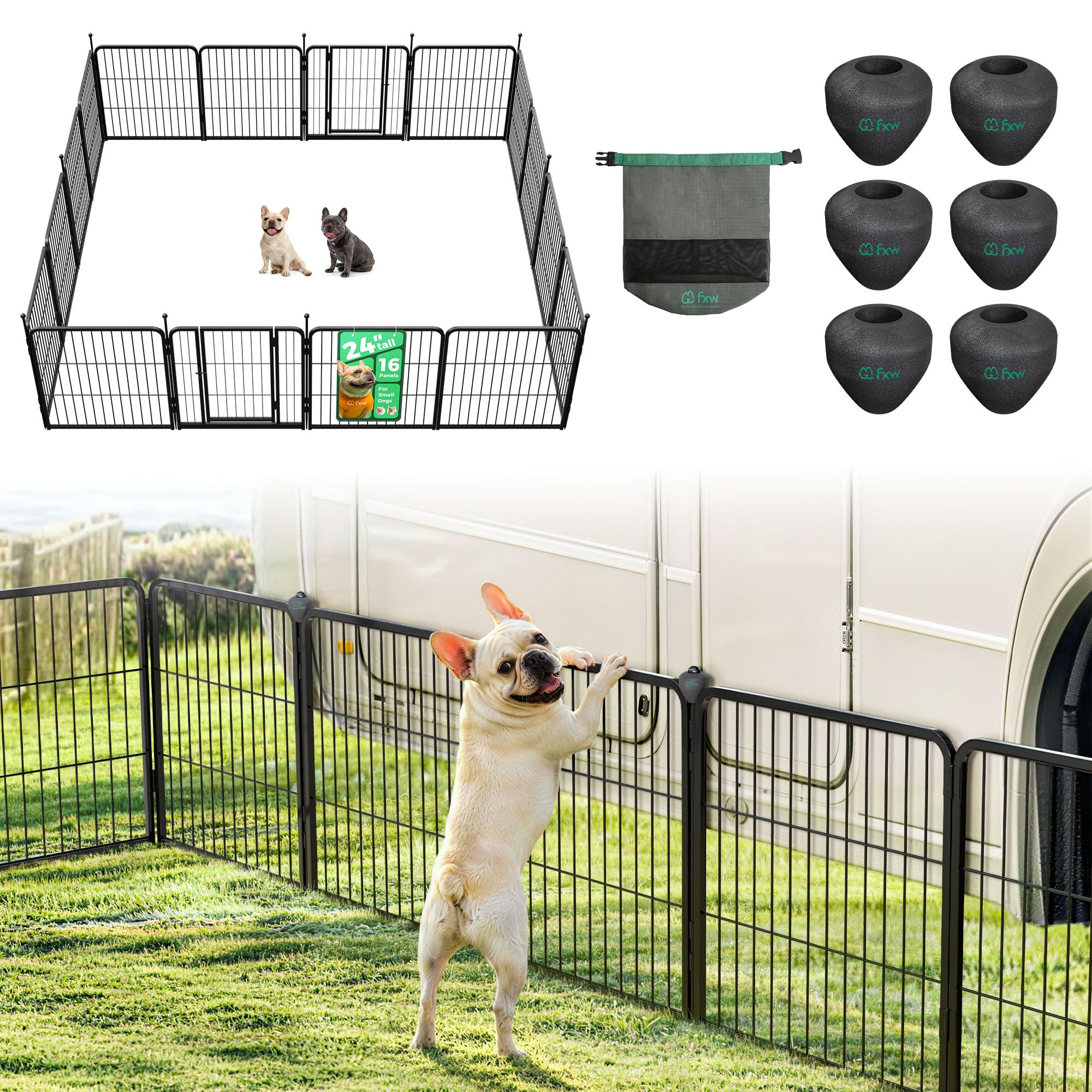 FXW Instant Dog Playpen, RV Camping, Outdoor & Yard