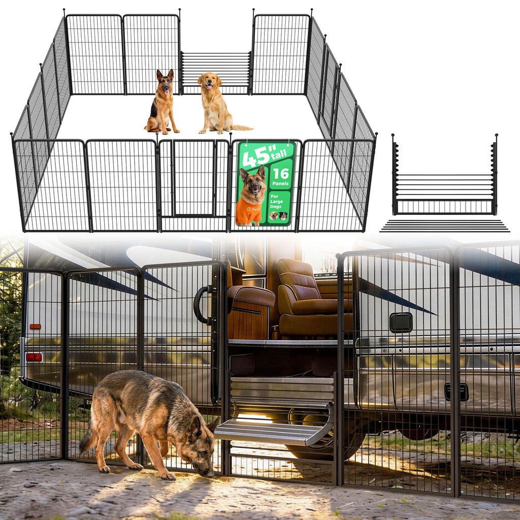 FXW Instant Dog Playpen, RV Camping, Outdoor & Yard
