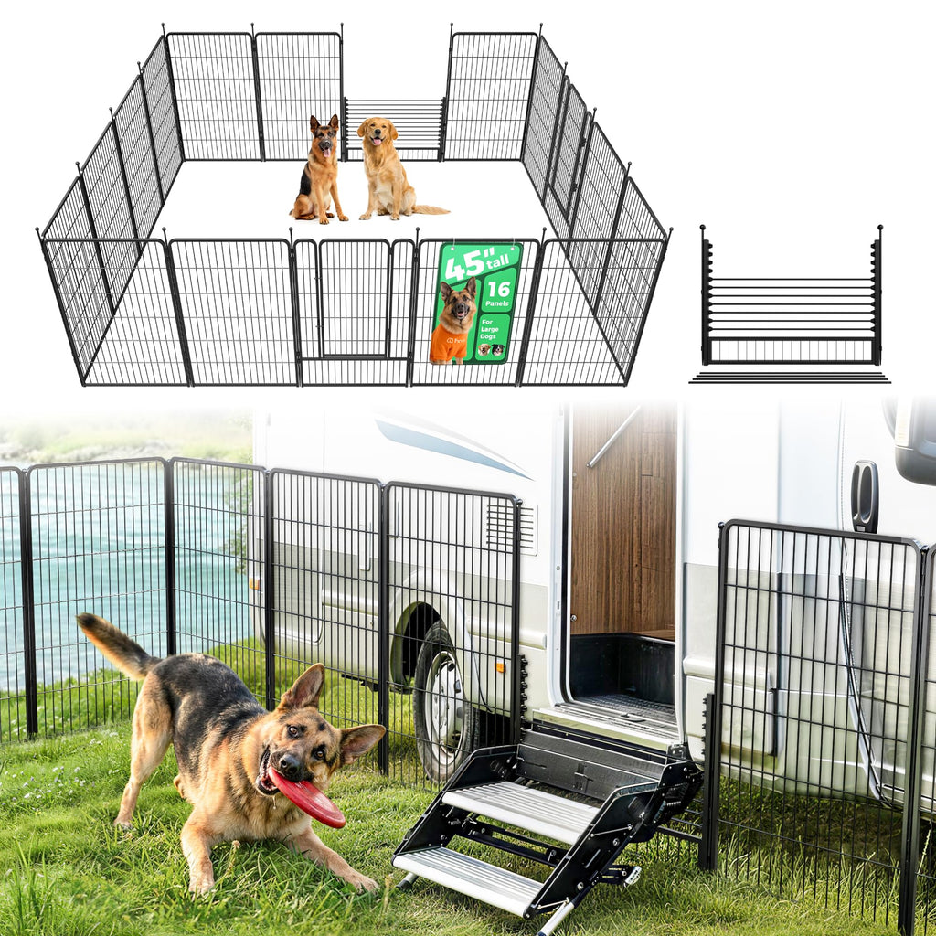 FXW Rollick Dog Playpen, Indoor, Yard & RV Camping