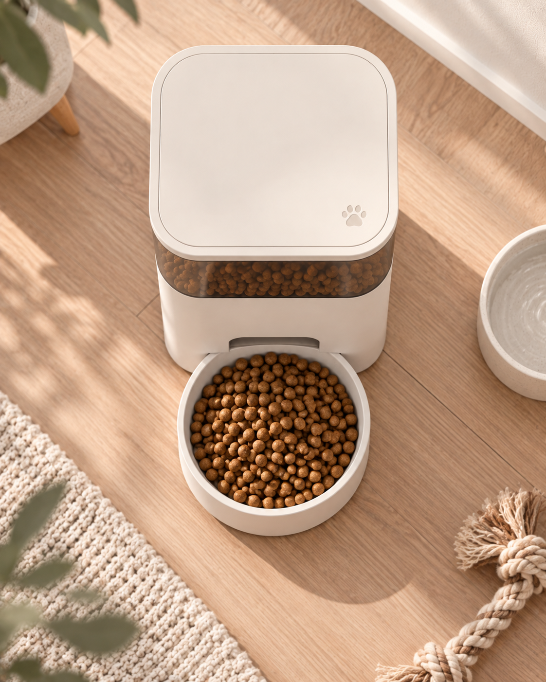 Modern pet feeding station